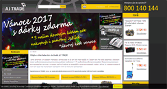 Desktop Screenshot of ajtrade.cz
