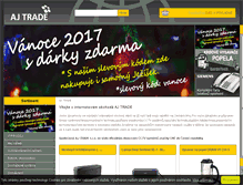 Tablet Screenshot of ajtrade.cz